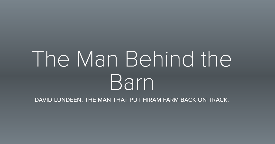 The Man Behind the Barn